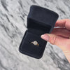 Antique 18k Yellow Gold, Platinum .286cttw Diamond Milgrain Floriform Ring - Video showing the piece