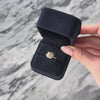 Vintage 14k White Gold & 18k Yellow Gold .96cttw Yellow & White Diamond Ring - Video showing the piece