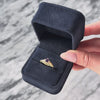 Vintage 14k Yellow Gold Amethyst Checkerboard Ring - Video showing the piece