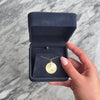 Vintage Large Lightweight 14k Yellow Gold Textured Leo Zodiac Medallion Pendant - Video showing the piece