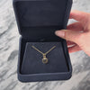 Antique 14k Yellow Gold Blue Synthetic Sapphire Concentric Circle Charm / Pendant - Video showing the piece