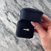 Vintage 14k White Gold Diamond Classic Gleaming Square-Set Trio Ring - Video showing the piece