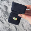 Vintage Heavy 10k Gold 2.5ct Green Synthetic Star Sapphire Cabochon Ring - Video showing the piece