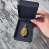 Antique Victorian Large 14k Yellow Gold Floral Etruscan Locket Pendant - Video showing the piece