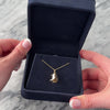 Vintage 14k Yellow Gold Articulated Piano Charm / Pendant - Video showing the piece