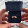 Vintage 14k Yellow Gold 1.3ct Ruby 1.622cttw Diamond Stunning Cabochon Ring - Video showing the piece