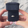 Antique 14k White Gold 1.16cttw Old Mine Cut Diamond Classic Sparkling Ring 5.00