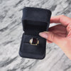 Vintage 14k Yellow Gold 9.2ct Garnet Diamond Bold Crimson Cocktail Ring - Video showing the piece