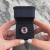 Vintage 14k Yellow Gold 6.18ct Amethyst .57cttw Diamond Bold Halo Cocktail Ring - Video showing the piece