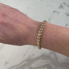 Estate 14k Yellow Gold 2.5cttw Diamond Tennis Bracelet - Video showing the piece