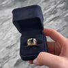 Vintage 18k Rosy Yellow Gold Onyx Dimensional Snake Signet Ring - Video showing the piece