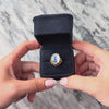 Vintage 14k Yellow Gold 9.78ct Moonstone Fabulous Luminescent Brutalist Dome Ring - Video showing the piece
