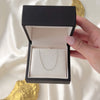 Vintage Italy 14K White Gold Tiny Bead Chain / Necklace - Video showing the piece