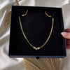 Vintage Italian 14k Yellow Gold 1.1cttw Old Mine Diamond Curb Link Necklace - Video showing the piece