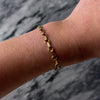 Vintage 14k Yellow Gold Elongated Link Bracelet - Video showing the piece