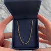 Vintage 14k Yellow Gold Everyday Peanut Chain 2.2mm (At Chain) Chain - Video showing the piece