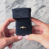 Antique Victorian 14k Rosy Yellow Gold Old Mine Cut Diamond Solitaire Ring 6.75