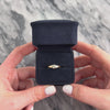 Vintage 18k White & Yellow Gold .61ct Diamond Sophisticated Bezel-Set Solitaire Ring - Video showing the piece