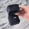 Vintage Platinum Moonstone Diamond Flashing Architectural Ring - Video showing the piece