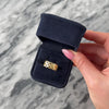 Vintage Art Carved 14k Yellow Gold Open Woven Textured Band Ring - Video showing the piece