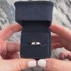 Vintage 14k Yellow & White Gold Blue Sapphire Diamond Brilliant Trio Ring - Video showing the piece