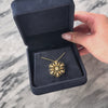Vintage 14k Yellow Gold .478cttw Diamond Graceful Statement Pin / Pendant - Video showing the piece