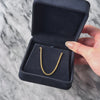 Vintage Lightweight 18k Yellow Gold Lovely Spiral Cable Chain Necklace - Video showing the piece