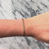 Vintage Italian 14k Yellow Gold Sleek Open Geometric Link Bracelet - Video showing the piece