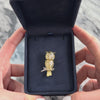 Vintage Hammerman Bros. Heavy 18k Yellow Gold & 14k White Gold Diamond Mysterious Perched Owl Brooch / Pin - Video showing the piece