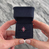 Vintage 14k White Gold .82cttw Ruby Diamond Stunning Crimson Kite Ring - Video showing the piece