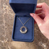 Vintage 18k Rosy Yellow Gold & Platinum & 14k Rosy Yellow Gold .5cttw Old Mine Cut Diamond Sparkling Wreath Medallion Pendant - Video showing the piece