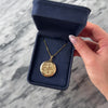 Vintage Large 14k Yellow Gold Incredible Carved Flourish Locket Pendant - Video showing the piece