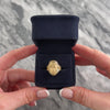 Vintage 14k Yellow Gold Pretty Brushed Swirling Cameo Ring - Video showing the piece