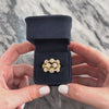 Vintage Sonia B Heavy 14k Yellow Gold 2.39cttw Diamond Statement Flexible Ring - Video showing the piece