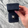Antique Art Deco Larter & Sons 14k White Gold 8.52ct Onyx Diamond Fantastic Decorated Cabochon Ring - Video showing the piece