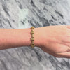 Vintage 14k Yellow Gold Sophisticated Cable Link Bracelet - Video showing the piece