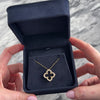 Vintage 14k Yellow Gold Diamond Quatrefoil Pendant - Video showing the piece