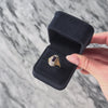 Vintage 10k Yellow & White Gold 1.6ct Amethyst Diamond Shield Ring - Video showing the piece