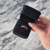 Vintage 18k Rose Gold Ruby .25cttw Diamond Channel Set Band Ring - Video showing the piece