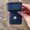 Vintage 14k White Gold 3.33ct Aquamarine Chic Emerald-Cut Solitaire Ring - Video showing the piece