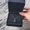 Vintage 14k White Gold 1.7ct Blue Sapphire Diamond Glittering Night Sky Pendant - Video showing the piece