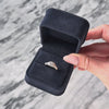 Antique Art Deco 18k White Gold Old European Cut Diamond Architectural Ring - Video showing the piece