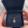 Vintage 18k Yellow & White Gold [Custom Carat] Detailed Open Work Pendant - Video showing the piece