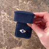 Vintage 14k Yellow & White Gold 1.36ct Tanzanite Diamond Dazzling Accented Shoulder Ring - Video showing the piece