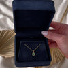 Vintage 14k Yellow Gold Pear Cut Emerald .232cttw Diamond Halo Pendant - Video showing the piece