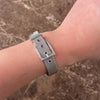 Vintage 18k White Gold Diamond Fabulous Mesh Belt Buckle Bracelet - Video showing the piece