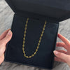 Vintage 19k Yellow Gold 16.5cttw Green Sapphire Incredible Ornate Necklace - Video showing the piece