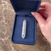 Antique Art Deco Platinum & 14k White Gold 1.1cttw Old Mine Cut Diamond Stunning Openwork Milgrain Bar Brooch / Pin - Video showing the piece