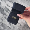 Vintage 14k Yellow Gold Blue Sapphire Geometric Square Shank Ring - Video showing the piece