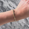 Vintage 14k Yellow Gold .216cttw Diamond Stunning Station Bracelet - Video showing the piece